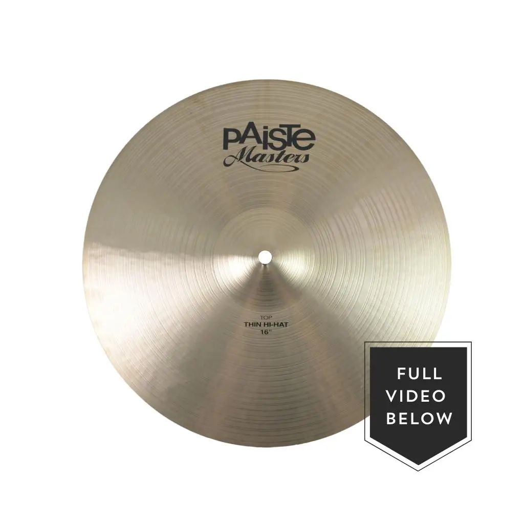 Paiste 16" Masters Thin Hi-Hats 2
