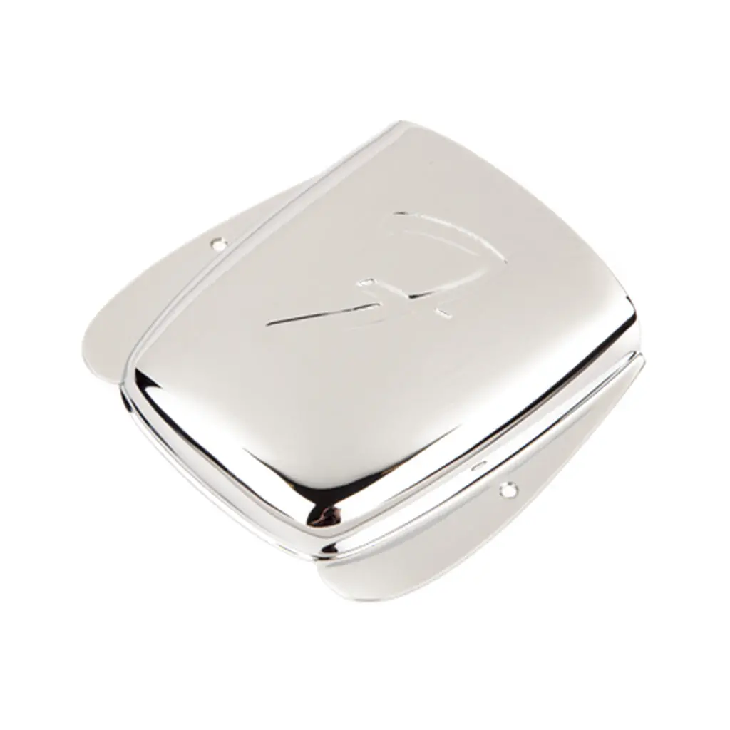 Fender Vintage Style Jazz Bass F Bridge Cover In Chrome 1