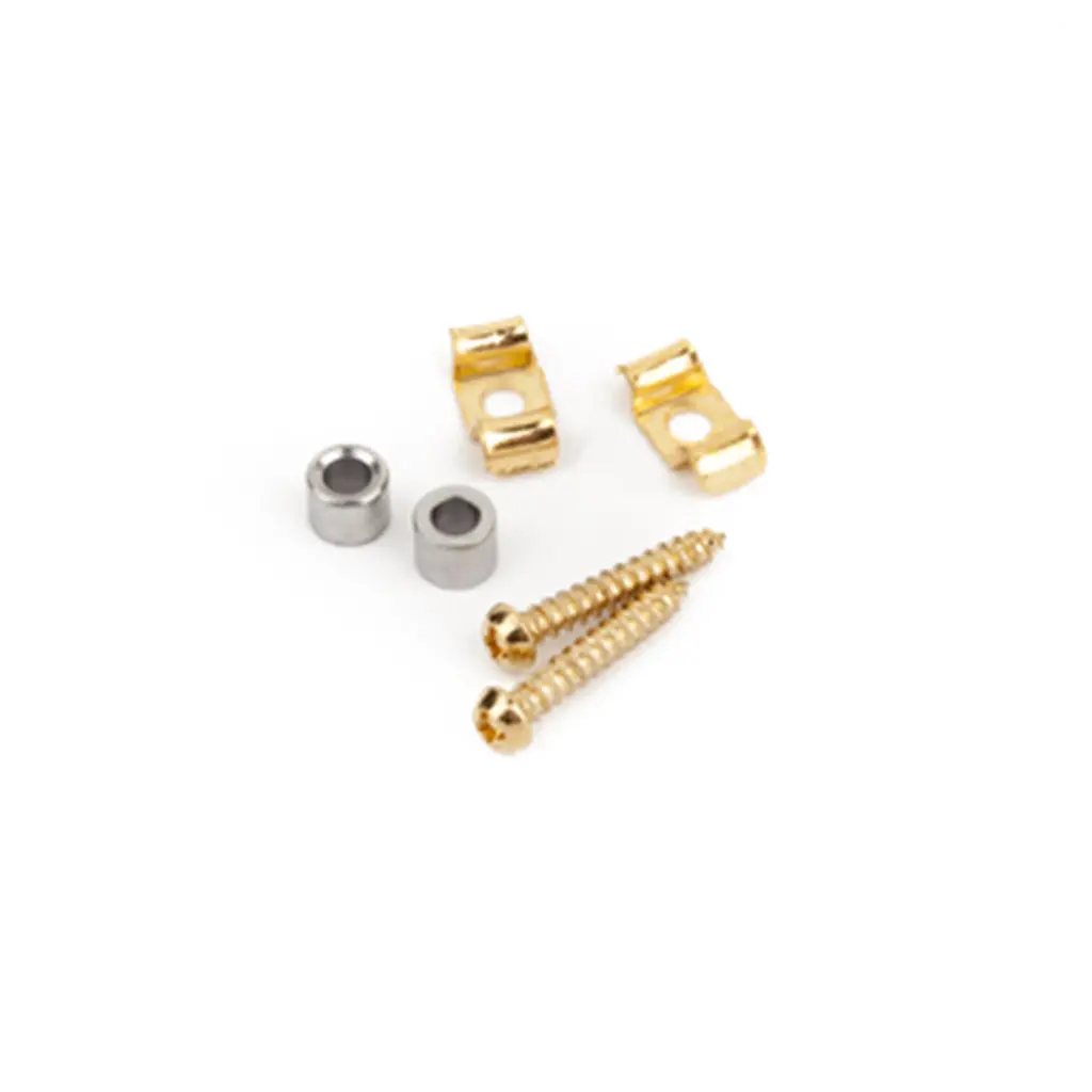 Fender Vintage Style Stratocaster String Guides 2 In Gold 1