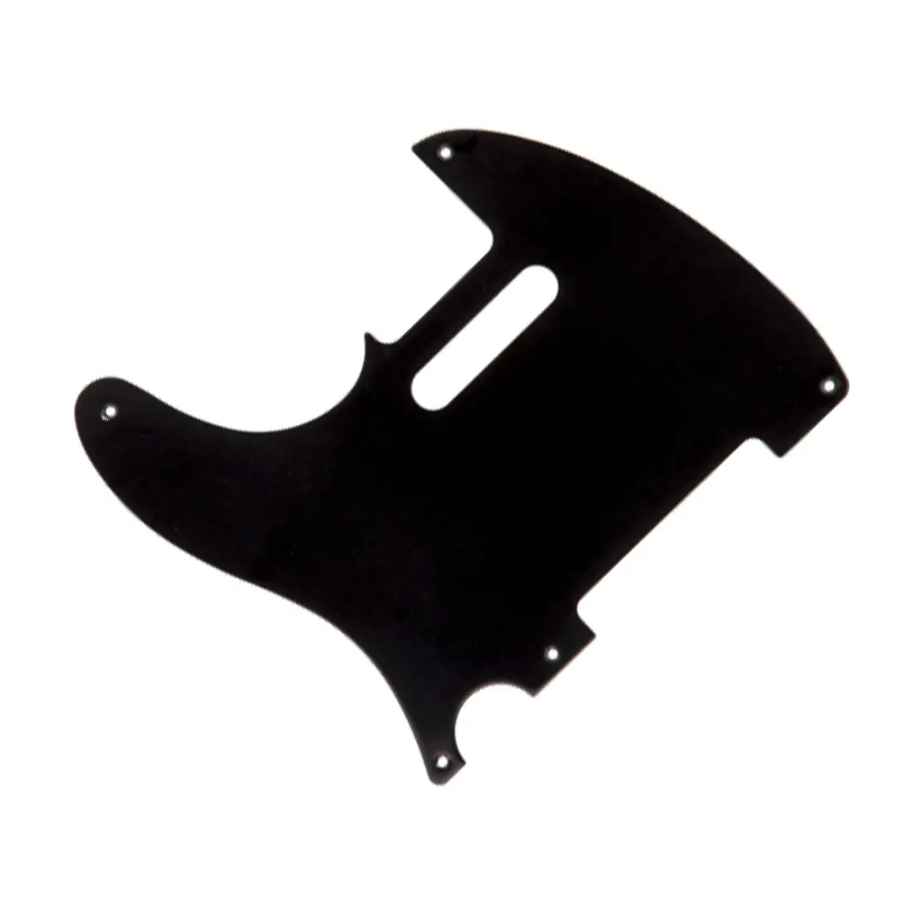 Fender - Pickguard, Telecaster® (Left-Hand), 5-Hole Mount, Black, 1-Ply 1