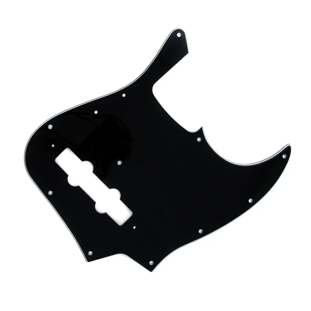 Fender - Pure Vintage Pickguard, Jazz Bass® '70S, 10-Hole Mount, Black, 3-Ply 1