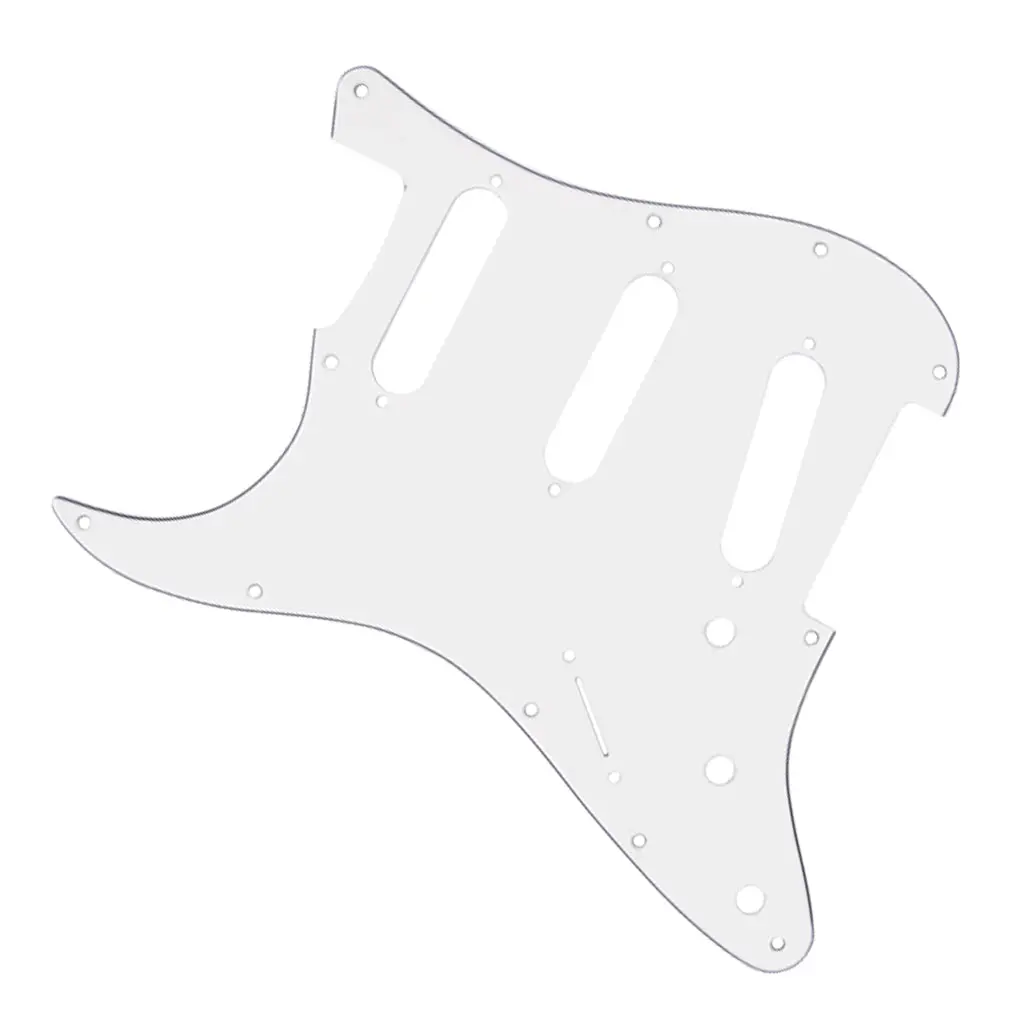 Fender - Pickguard, Stratocaster® S/S/S (Left Hand), 11-Hole Mount, Mint Green, 3-Ply 1