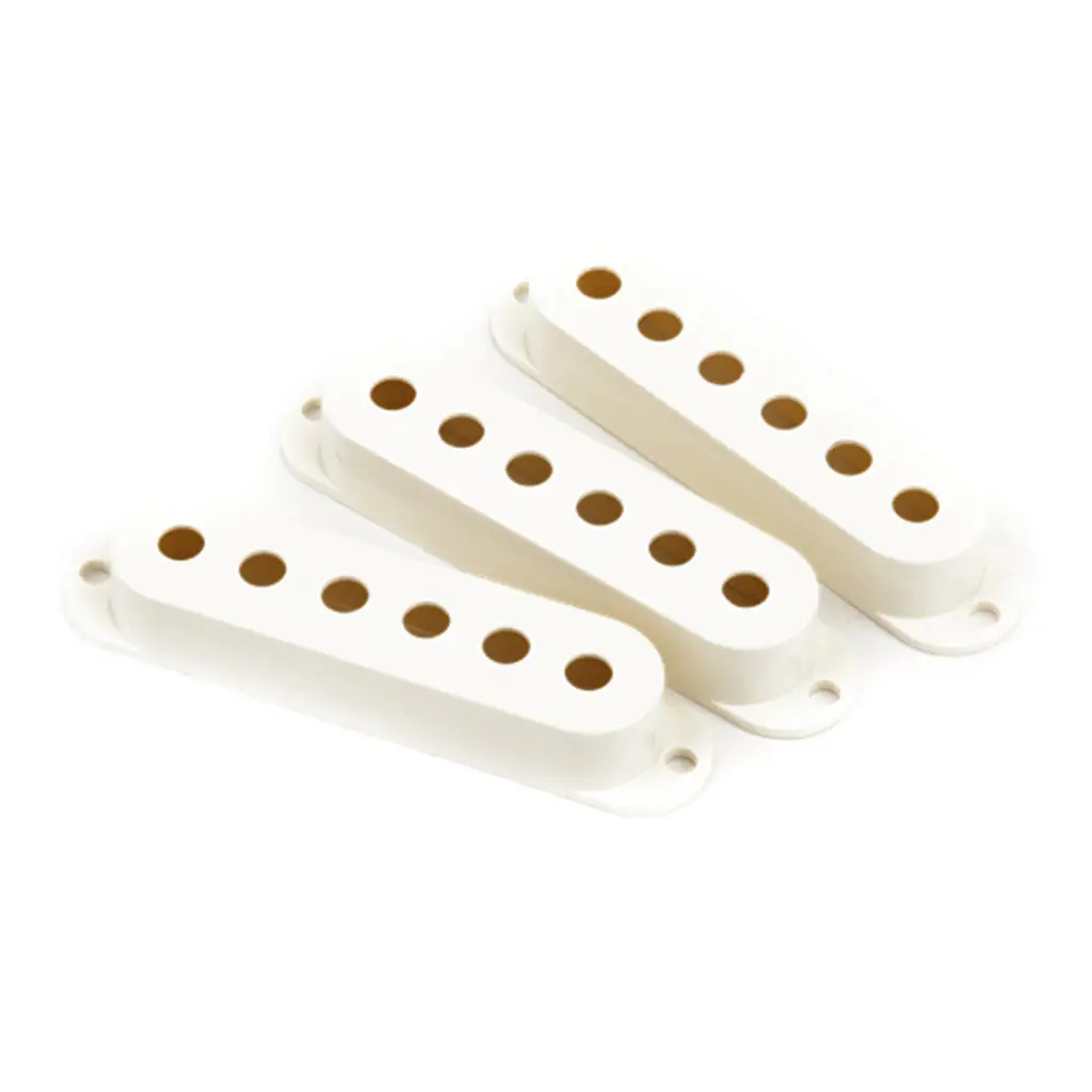 Fender 3 Pickup Covers Stratocaster In Parchment 1