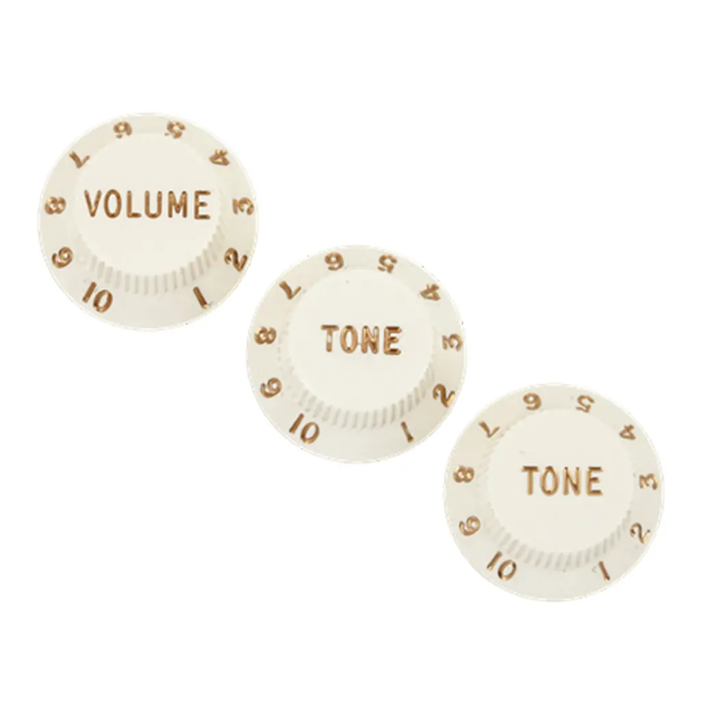 Fender Stratocaster Knobs Parchment 1
