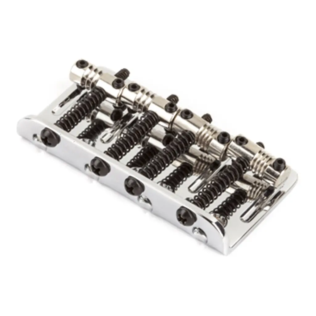 Fender American Deluxe 4 String Bass Bridge Assembly 2004 To 2010 In Chrome 1