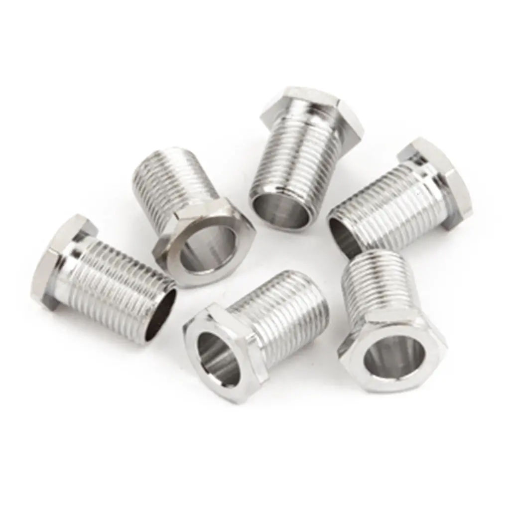 Fender 6 Tuning Machine Bushings For American Deluxe American Series Guitars In Chrome 1