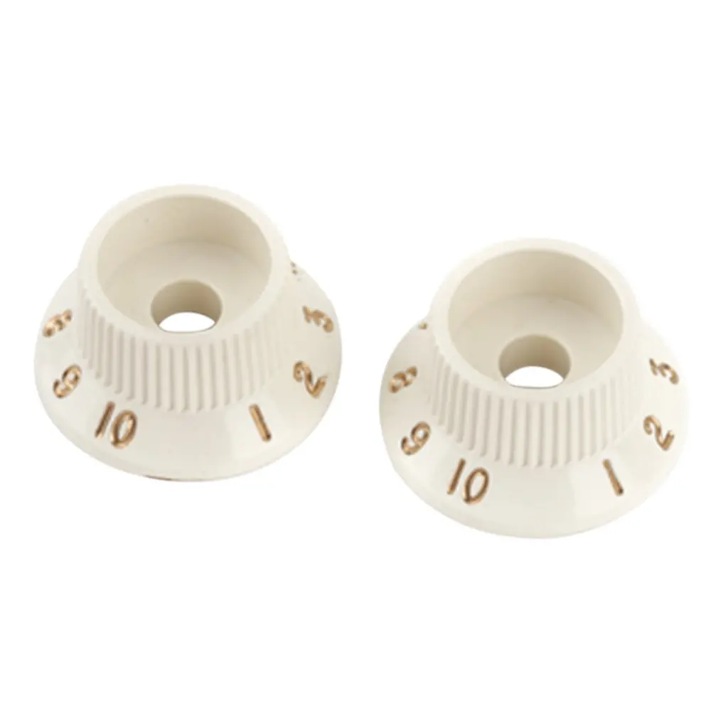 Fender S1 Switch Stratocaster Knobs Parchment Pack Of 2 1