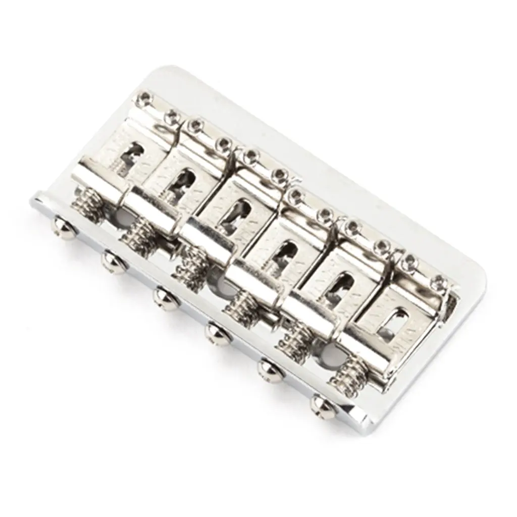 Fender 6 Saddle Hardtail Classic/Standard Series Bridge Assembly - Chrome 1