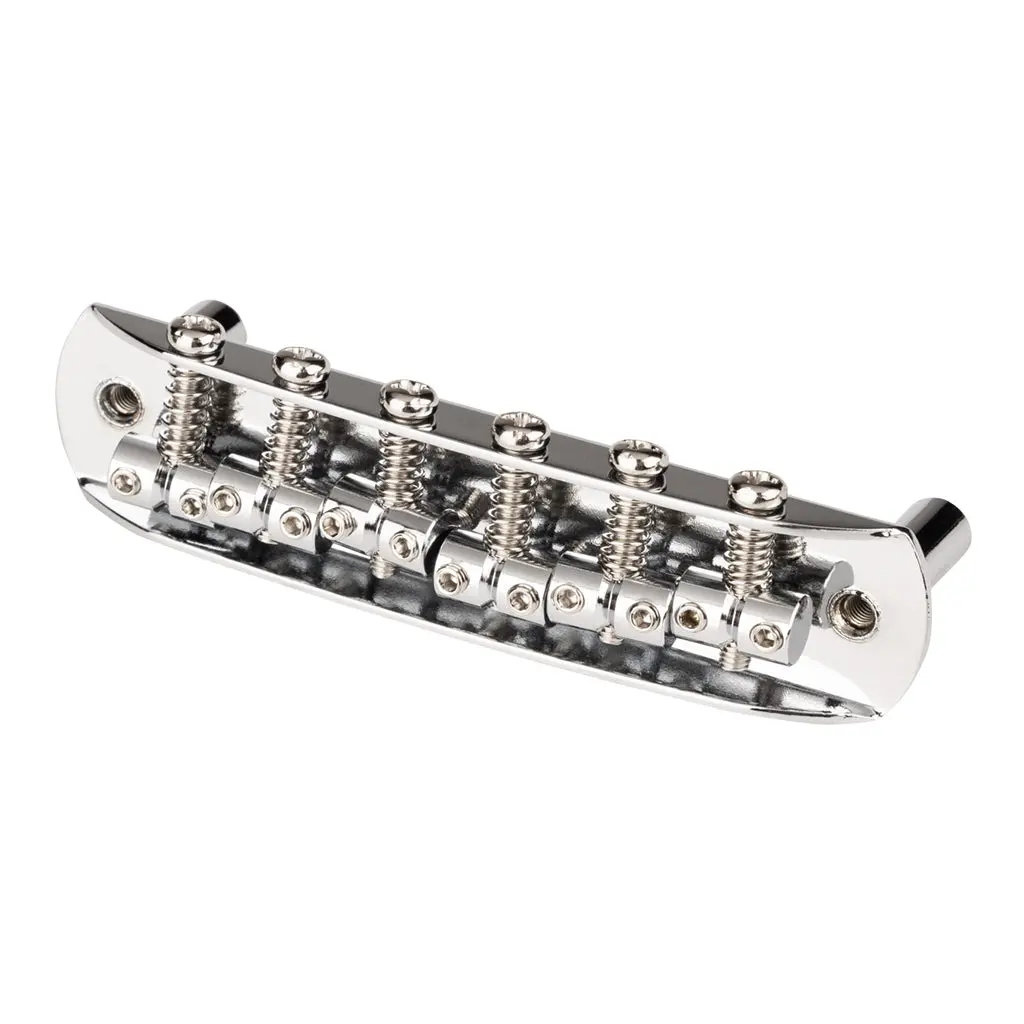 Fender Japan Mustang Fully Adjustable Guitar Bridge In Chrome 1