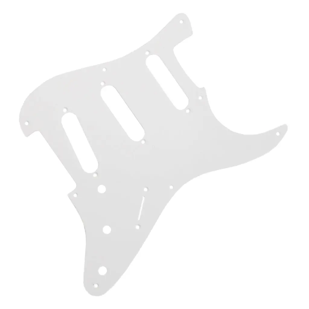Fender - Pure Vintage Pickguard, '56/'59 Stratocaster®, 8-Hole Mount, Eggshell, 1-Ply 1
