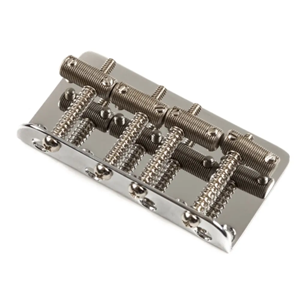 Fender Pure Vintage 58 Precision Bass Bridge Assembly In Nickel Chrome 1