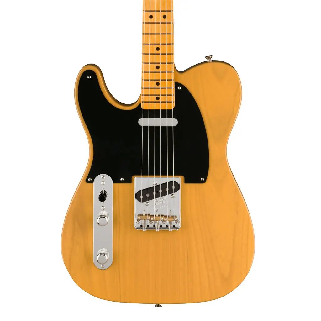 Fender American Vintage Ii 1951 Telecaster® Left-Hand, Maple Fingerboard, Butterscotch Blonde 1