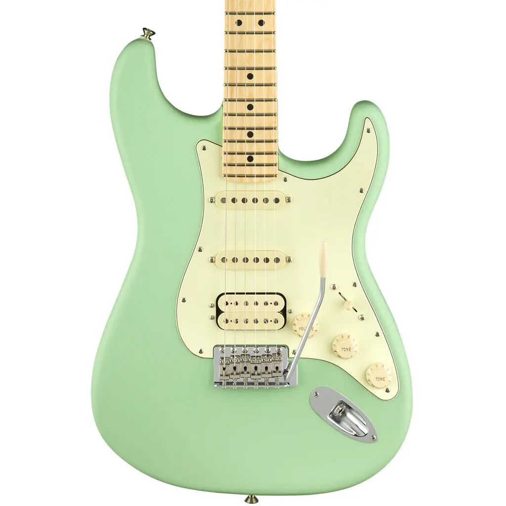 Fender American Performer Stratocaster Hss - Satin Surf Green - Maple Neck 1