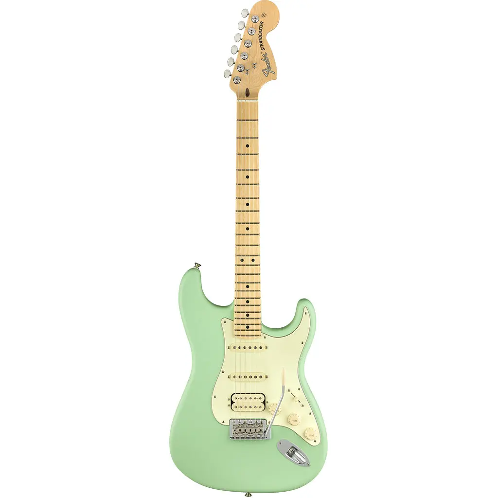 Fender American Performer Stratocaster Hss - Satin Surf Green - Maple Neck 2