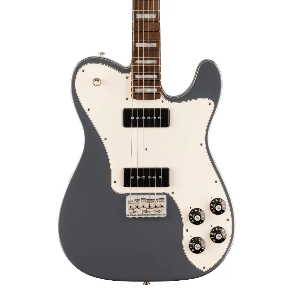 Fender Limited Edition Chris Shiflett Cleaver Telecaster Deluxe Charcoal Frost Metallic 1
