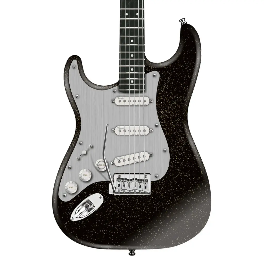 Fender American Ultra Ii Ebony Fingerboard Left Handed Stratocaster - Texas Tea 1