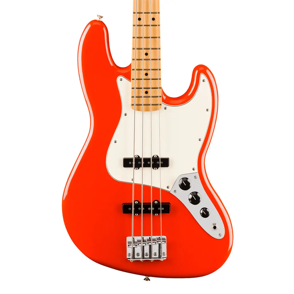 Fender Player Ii Jazz Bass Maple Fretboard Coral Red 1