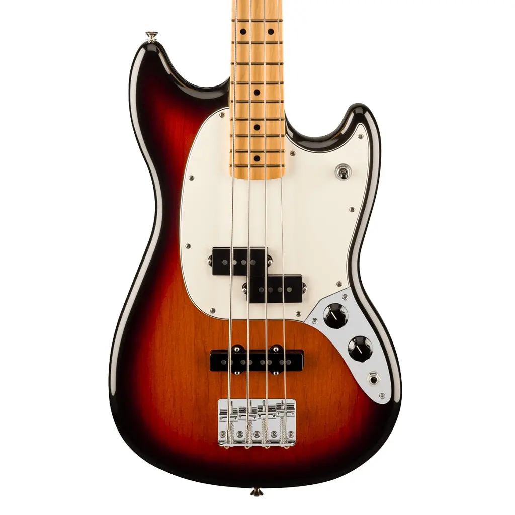Fender Player Ii Mustang Bass Maple Fretboard 3 Color Sunburst 1