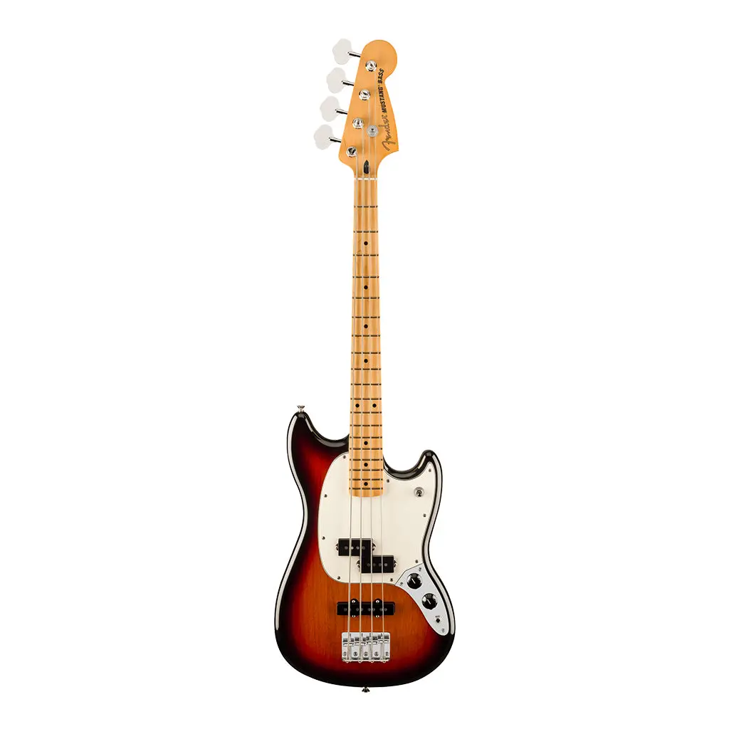 Fender Player Ii Mustang Bass Maple Fretboard 3 Color Sunburst 2