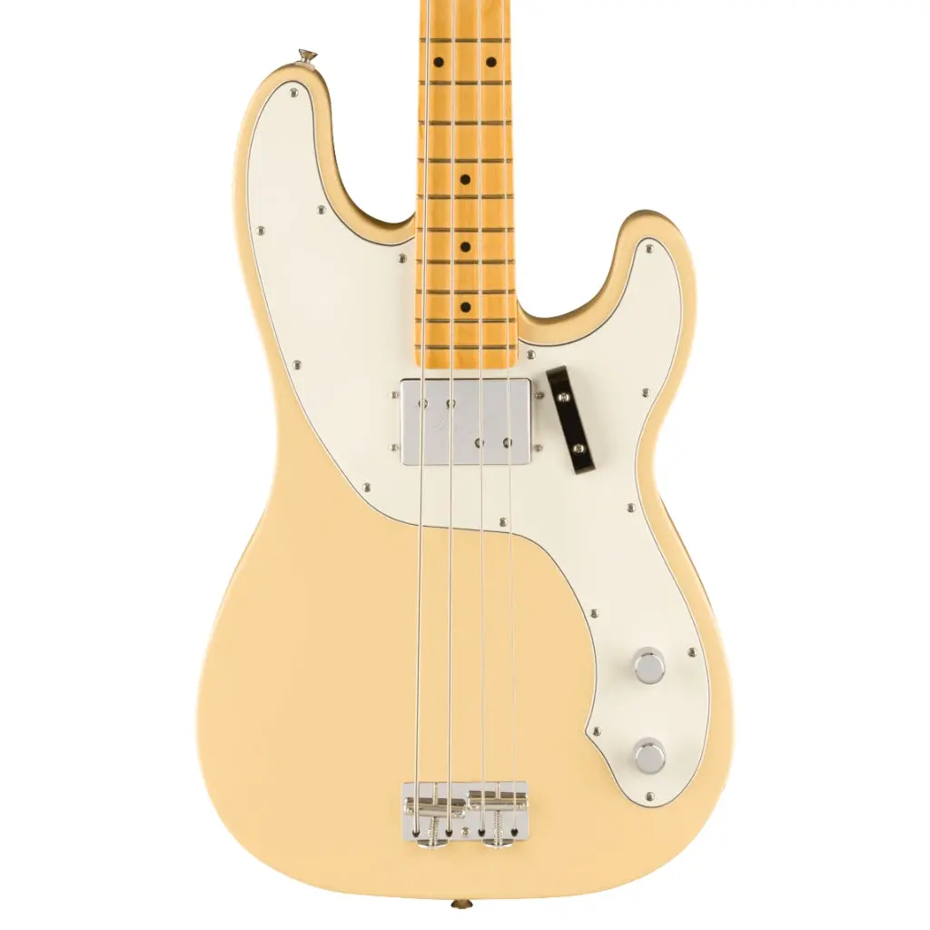 Fender Vintera Ii '70S Telecaster Bass, Maple Fingerboard, Vintage White 1