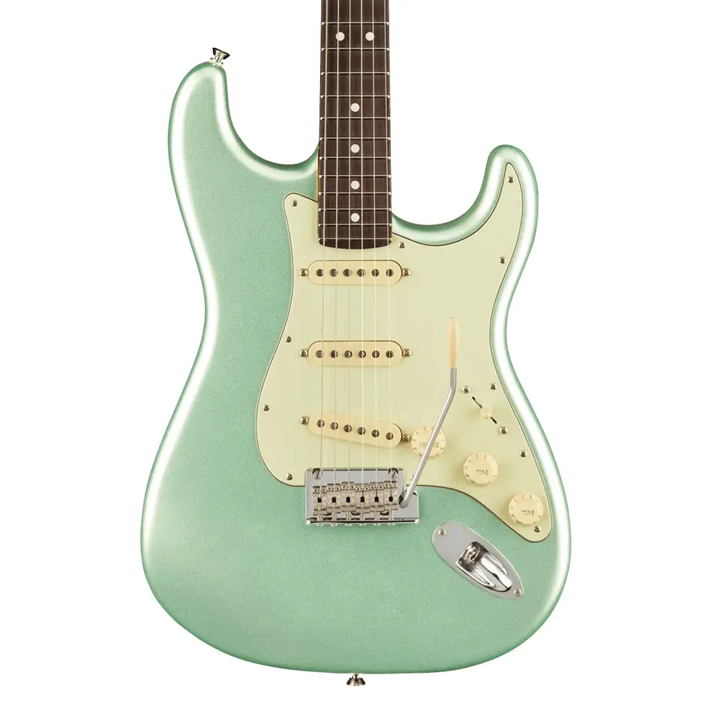 Fender American Professional Ii Stratocaster Limited Edition - Surf Green With Matching Headstock - Rosewood Fingerboard 1