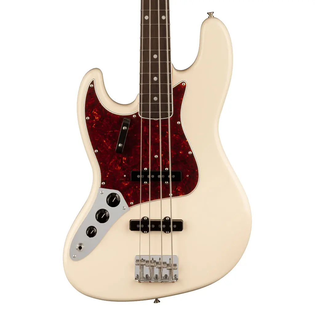 Fender American Vintage Ii 1966 Jazz Bass Left-Hand In Olympic White 1