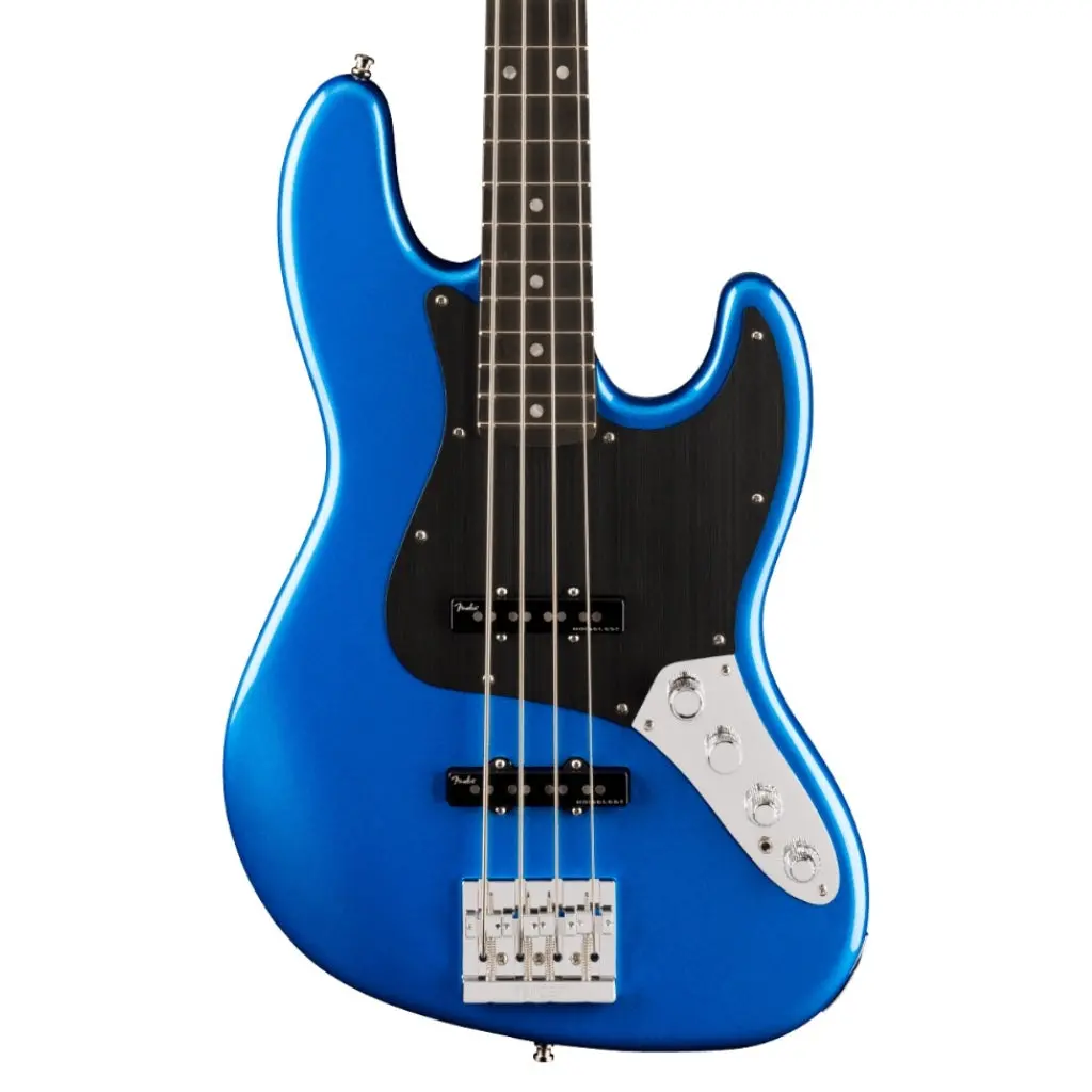 Fender American Ultra Ii Ebony Fingerboard Jazz Bass - Noble Blue 1
