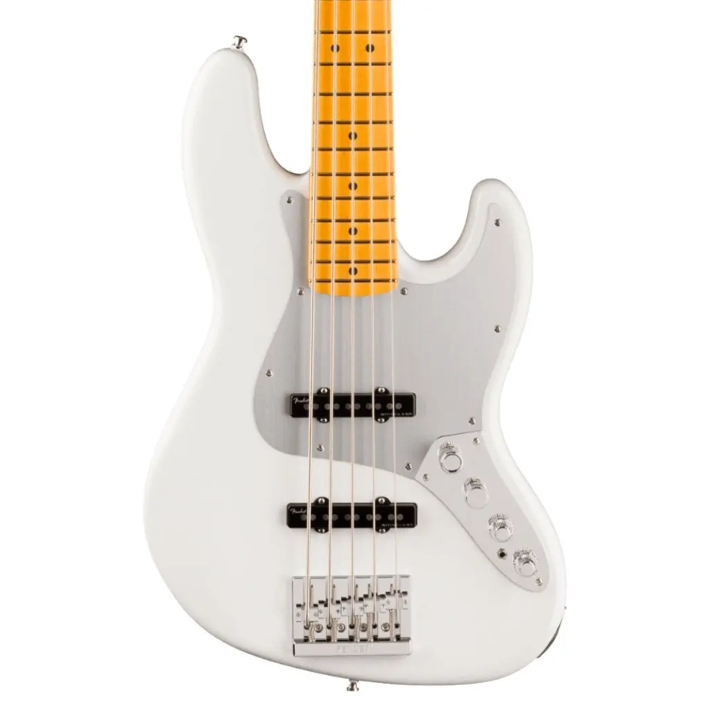 Fender American Ultra Ii Maple Fingerboard Jazz Bass  V - Avalanche 1