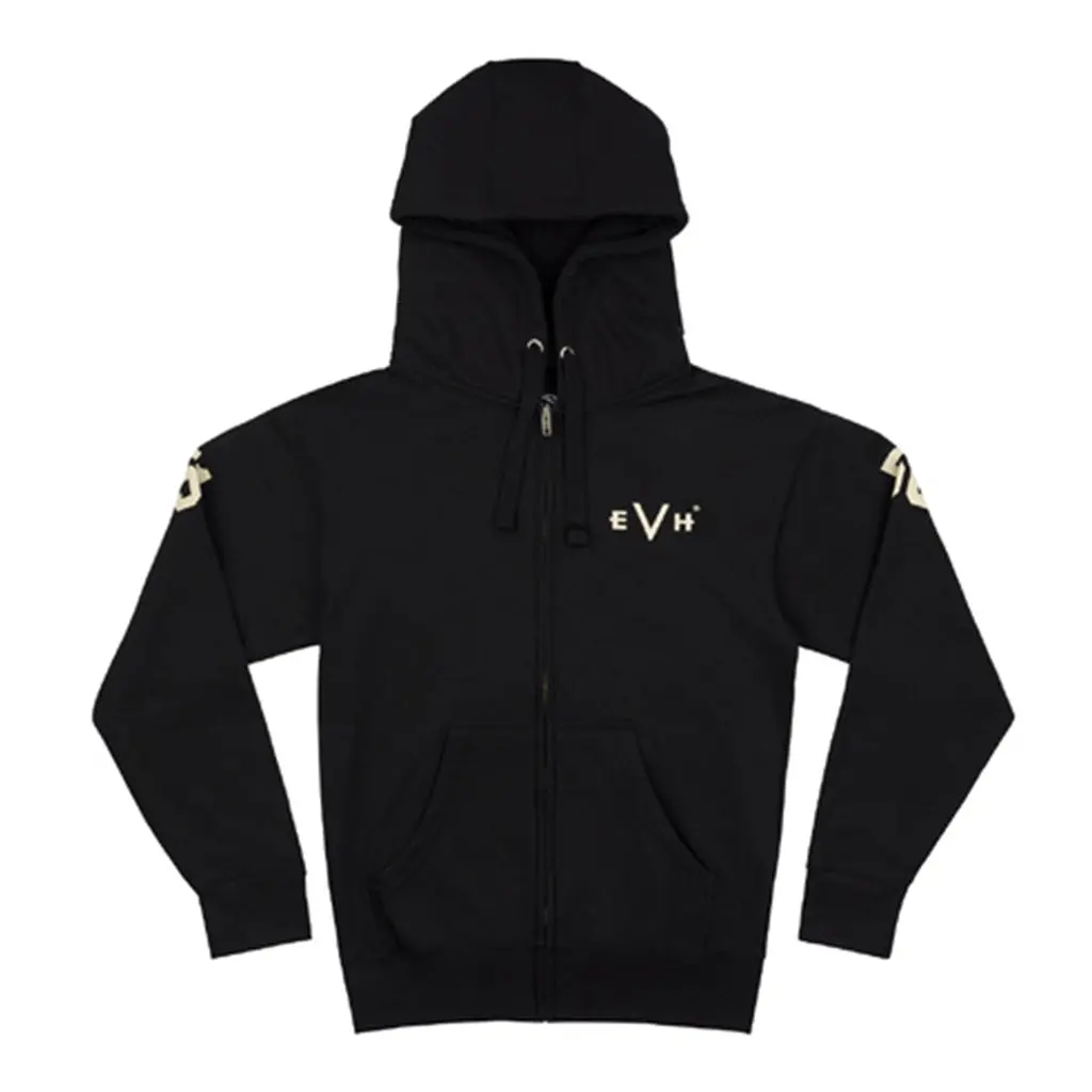 Evh 5150 Zip Hoodie In Black - Extra Large 1