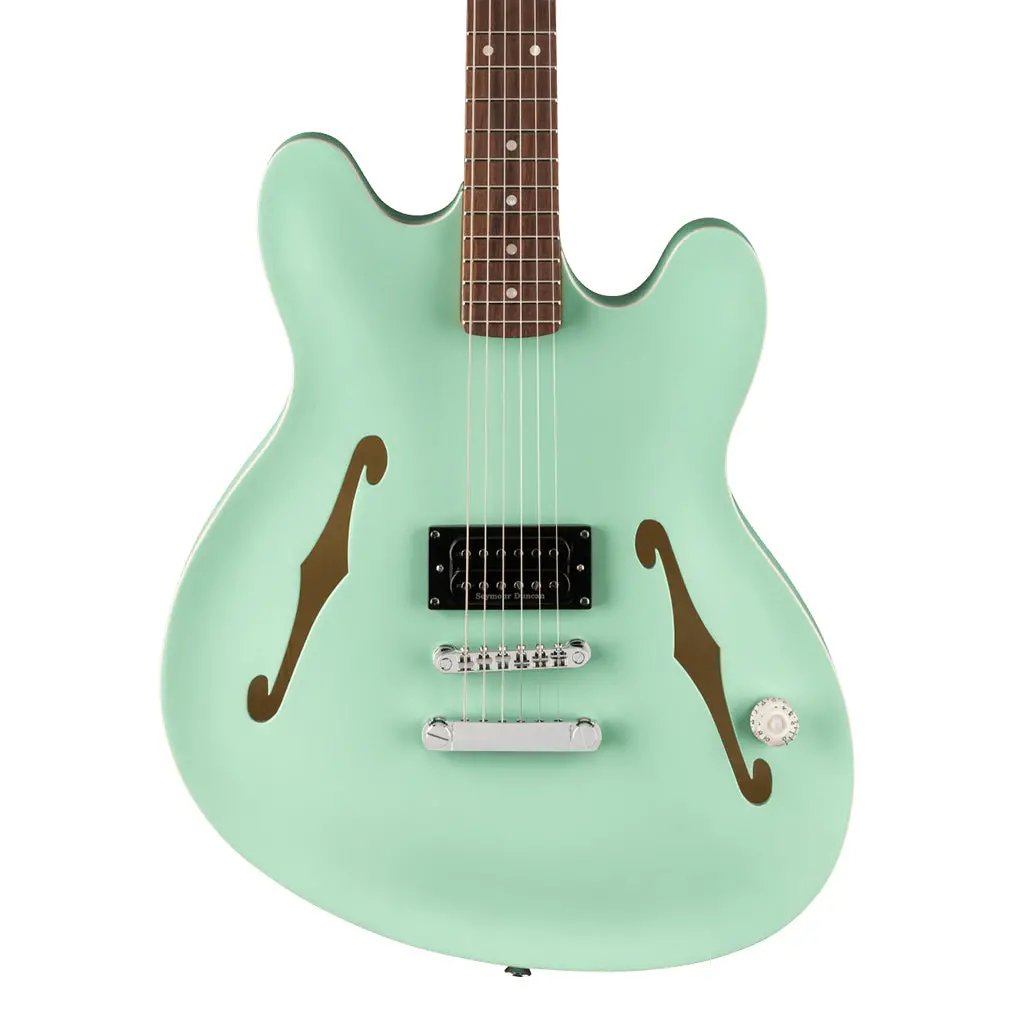 Fender Tom Delonge Starcaster In Satin Surf Green 1
