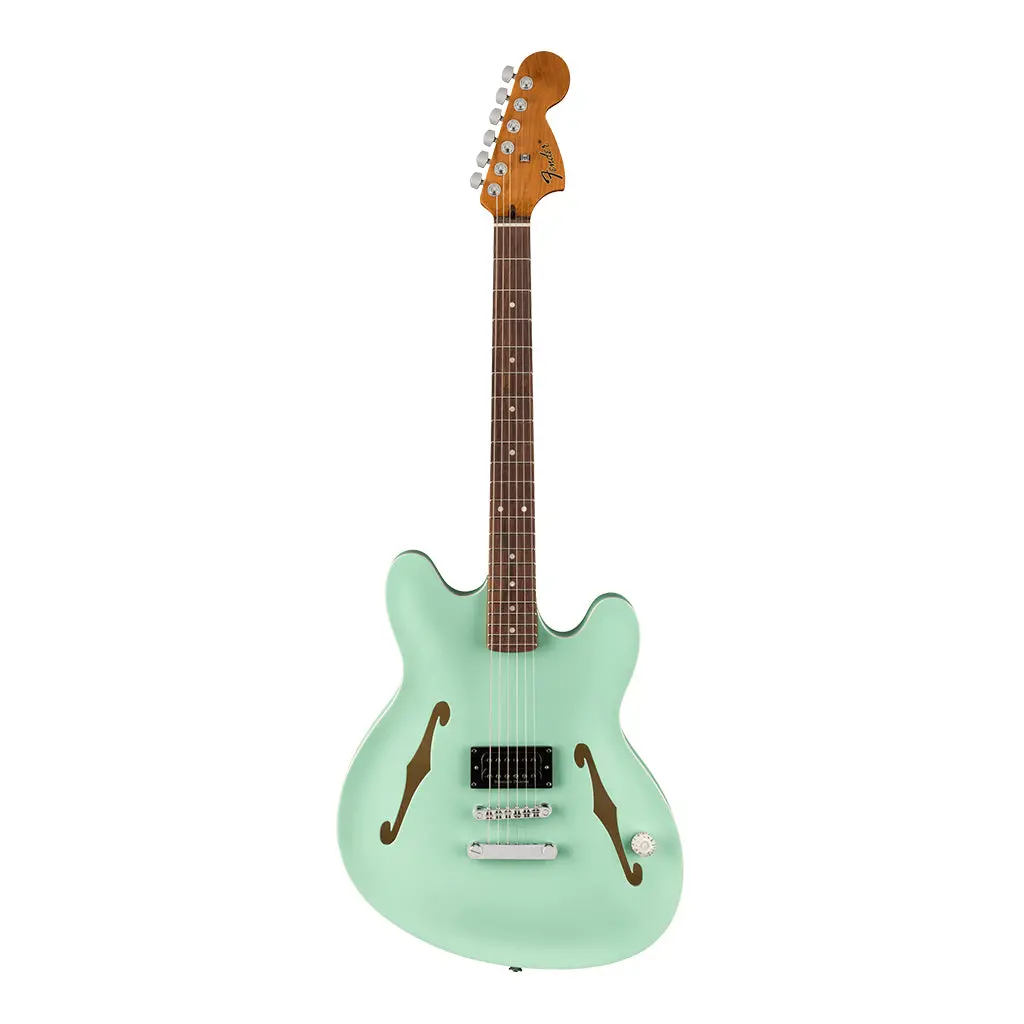 Fender Tom Delonge Starcaster In Satin Surf Green 2