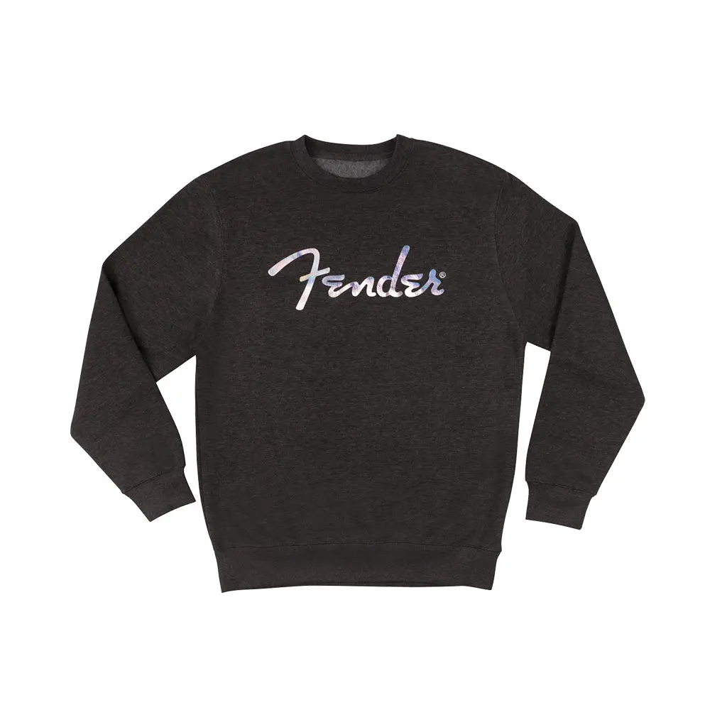 Fender Galaxy Logo Sweatshirt - Charcoal Heather - Small 1