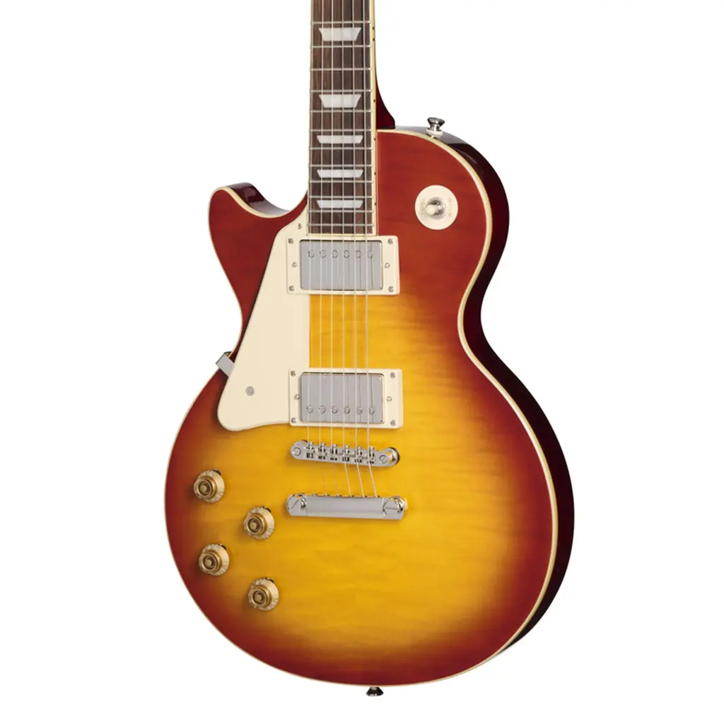 Epiphone Les Paul Standard 50S Figured Top Left Handed - Washed Cherry Sunburst 1