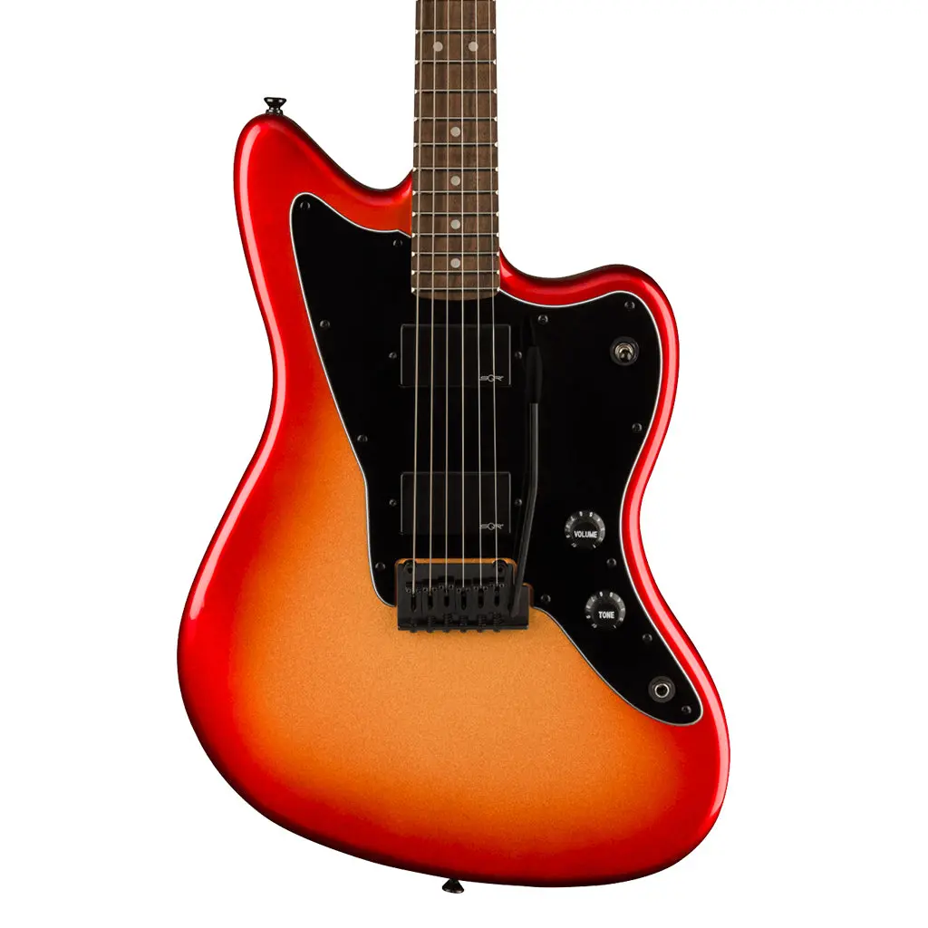 Squier Contemporary Active Jazzmaster® Hh, Laurel Fingerboard, Black Pickguard, Sunset Metallic 1