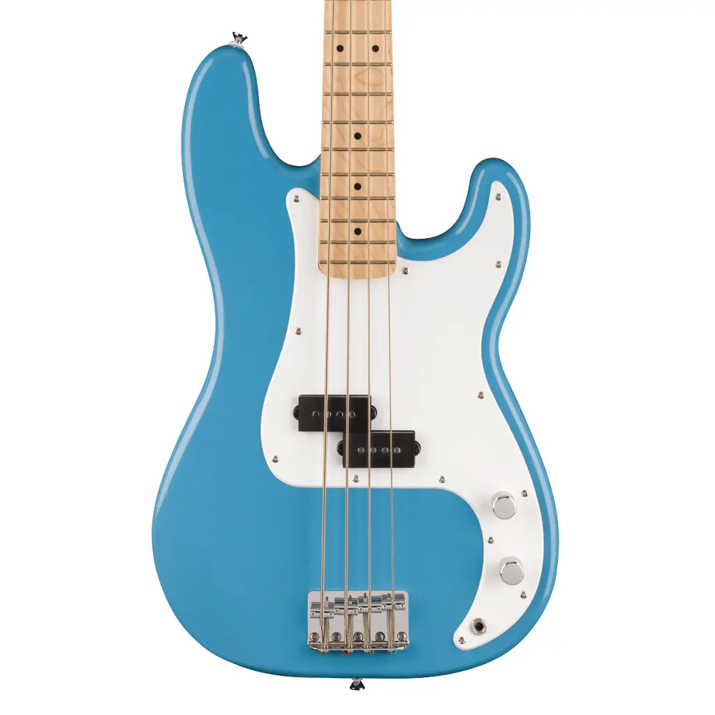 Squier Sonic Precision Bass - Maple Fingerboard - White Pickguard - California Blue 1