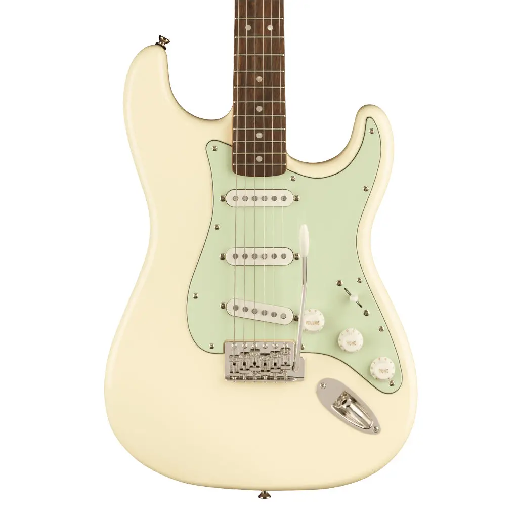 Squier Fsr Classic Vibe '60S Stratocaster, Laurel Fingerboard, Mint Pickguard, Olympic White 1