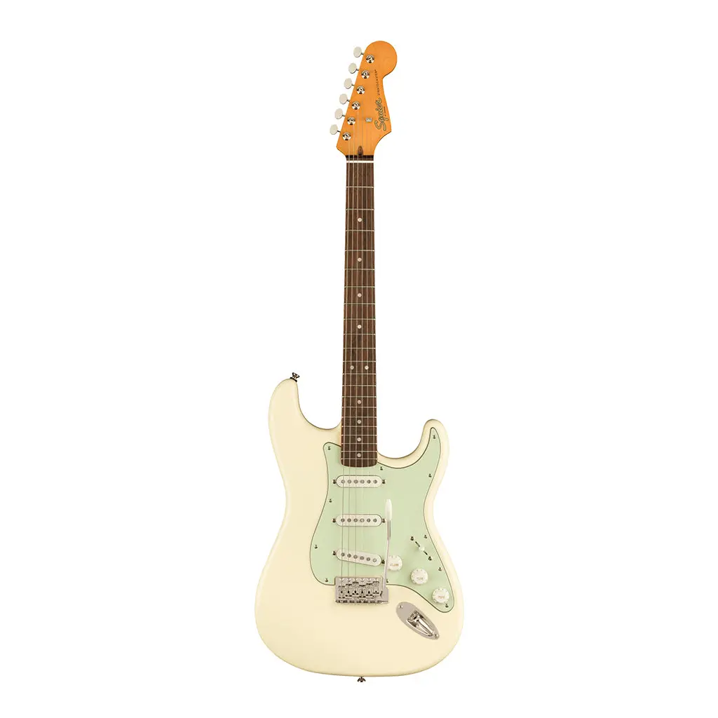 Squier Fsr Classic Vibe '60S Stratocaster, Laurel Fingerboard, Mint Pickguard, Olympic White 2