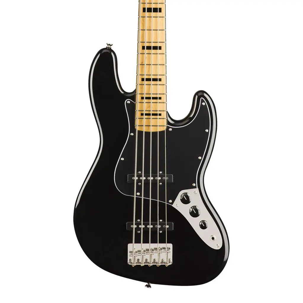 Squier Classic Vibe 70'S Jazz Bass V - Black - Maple 1