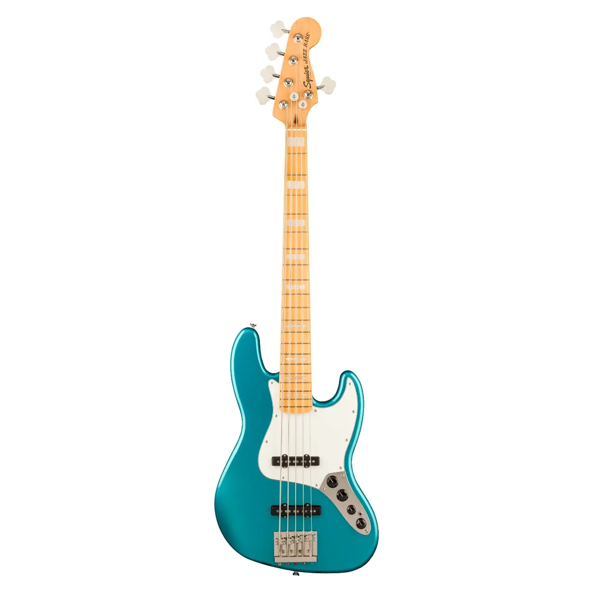 Squier Classic Vibe Active '70S Jazz Bass V - Ocean Turquoise, Maple Fingerboard 2