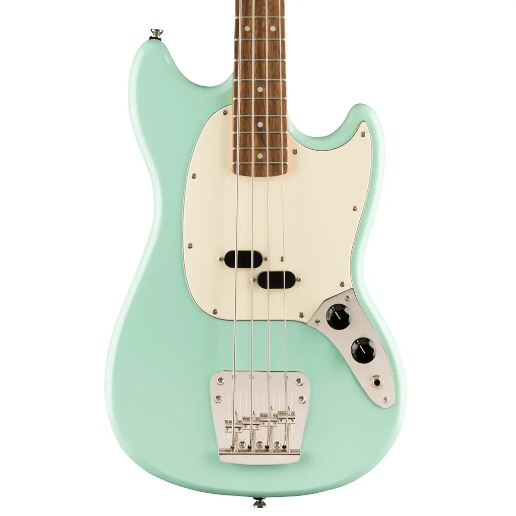 Squier Classic Vibe 60'S Mustang Bass - Surf Green - Laurel 1