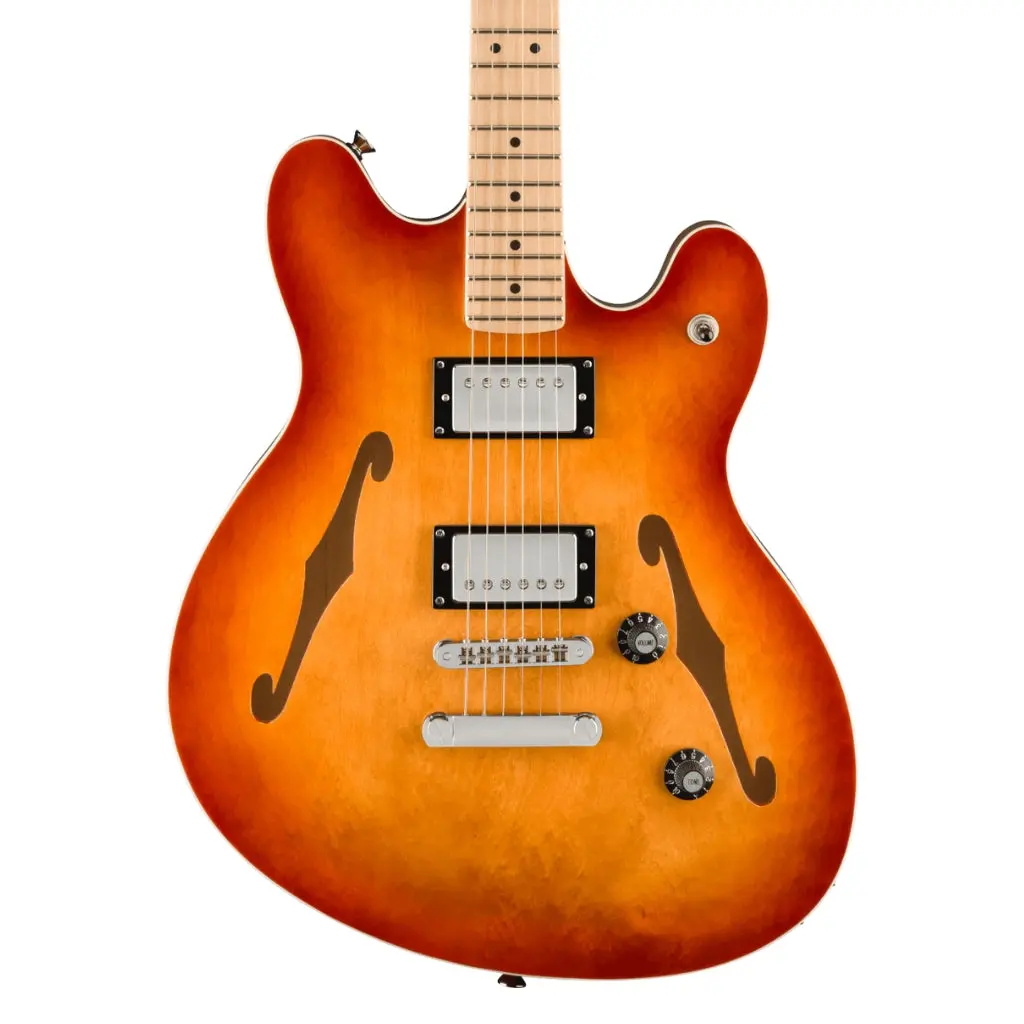 Squier Affinity Series Starcaster Deluxe Maple Fingerboard - Sienna Sunburst 1