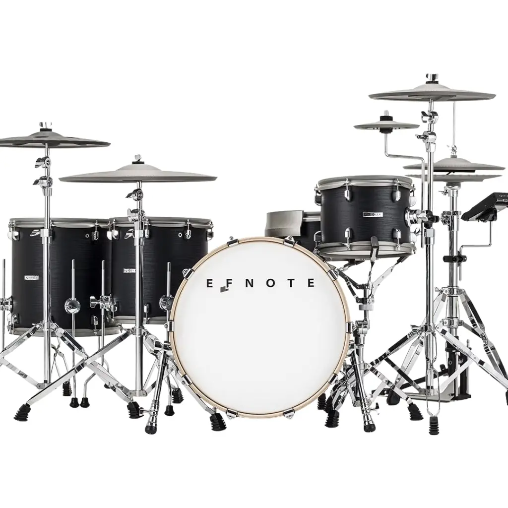 Efnote Est-7X Electronic Drum Kit - Black Oak-Ish 1