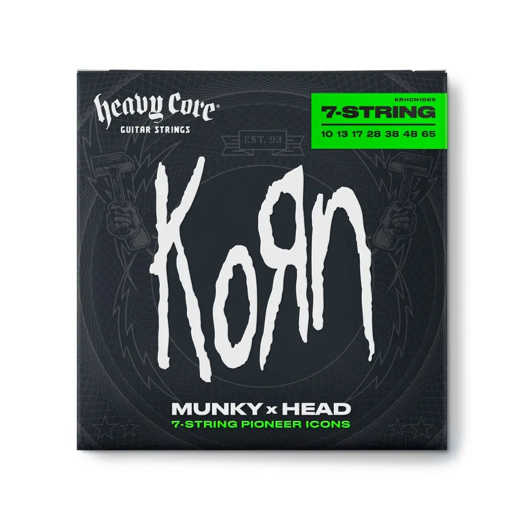 Dunlop Krhcn1065 Heavy Core Korn Electric Guitar Strings - .010-.065, 7-String 1