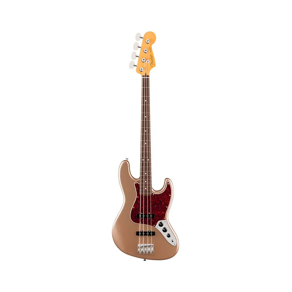 Fender American Professional Classic Jazz Bass - Faded Firemist Gold, Rosewood Fingerboard 2