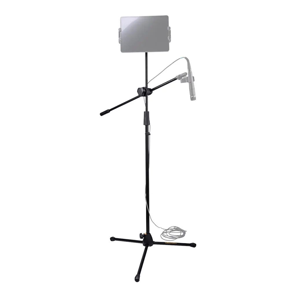 Hercules Ms434b Stage Series 2 Way Mic Stand With 3 In 1 Boom Clamp 2