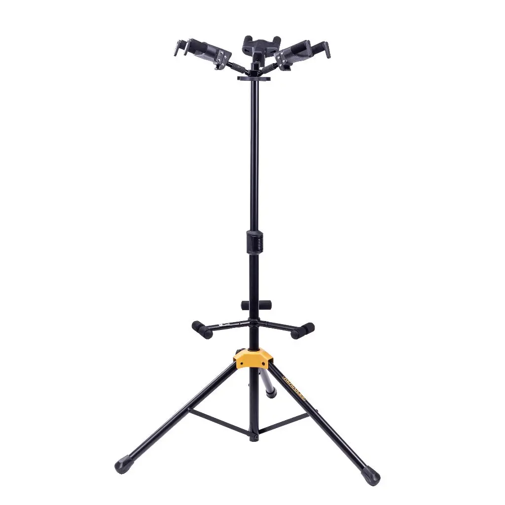 Hercules 05/Gs432bplus Auto Grab Triple Guitar Stand W/Rest (Mc6) 1