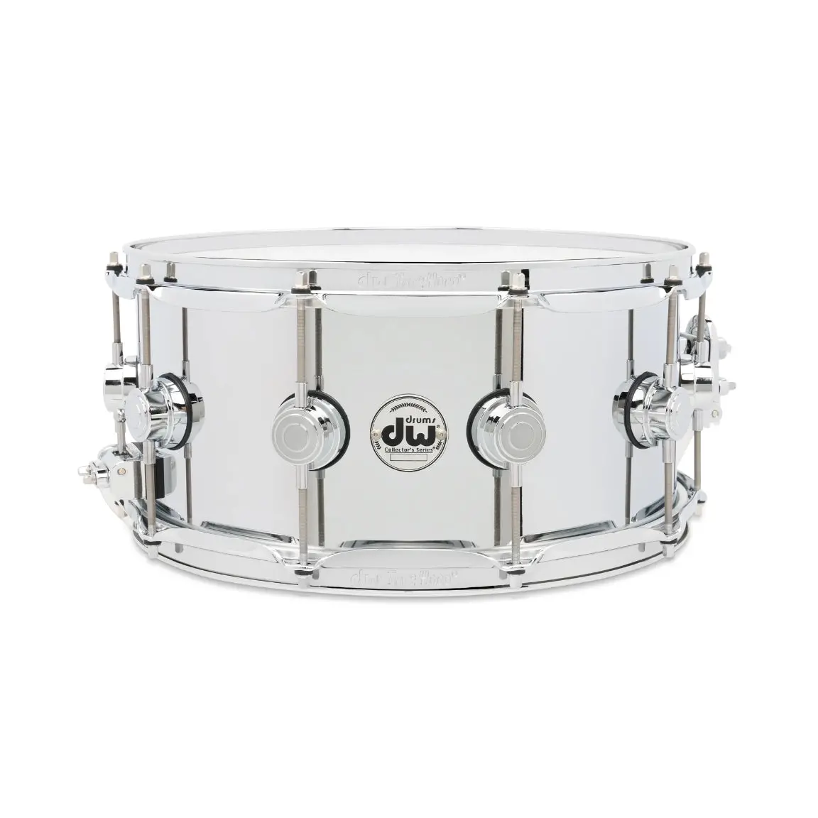 Dw Collector's Series Chrome-Over-Steel Snare Drum - 6.5 Inches X 14 Inches, Polished 1