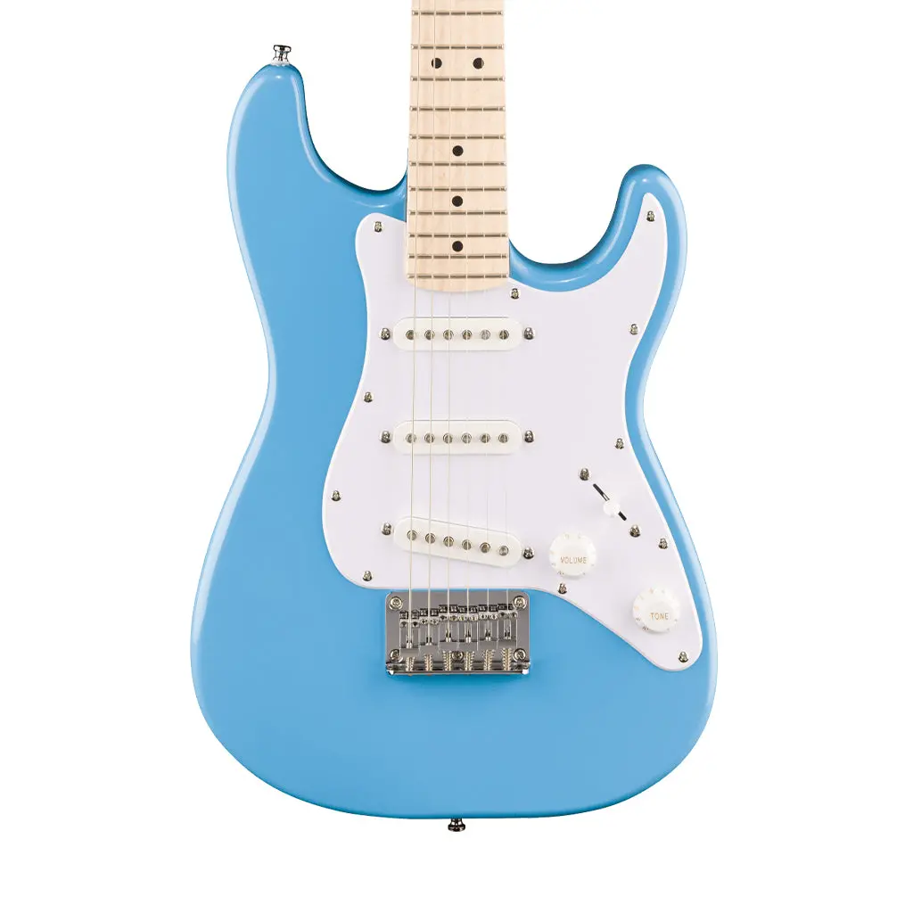 Fender Mini Stratocaster Maple Fingerboard W/White Pickguard - California Blue 1