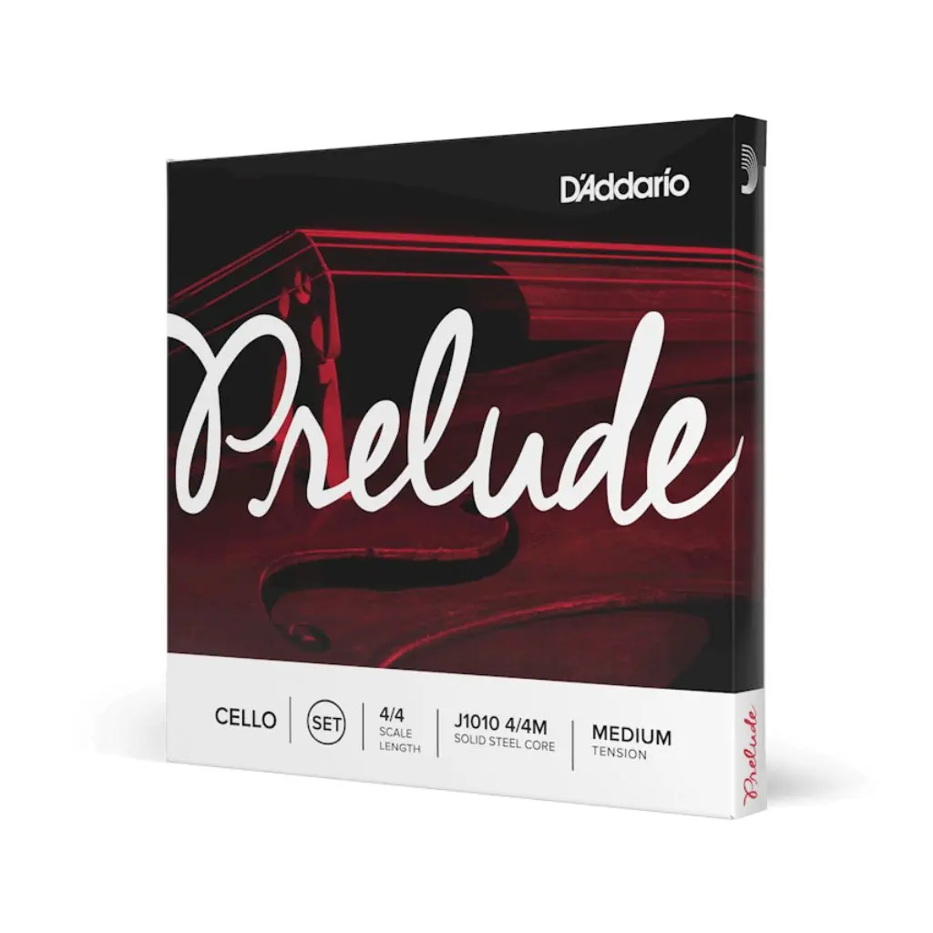 D'addario J1010 Prelude Cello String Set - 4/4 Size Medium Tension 1