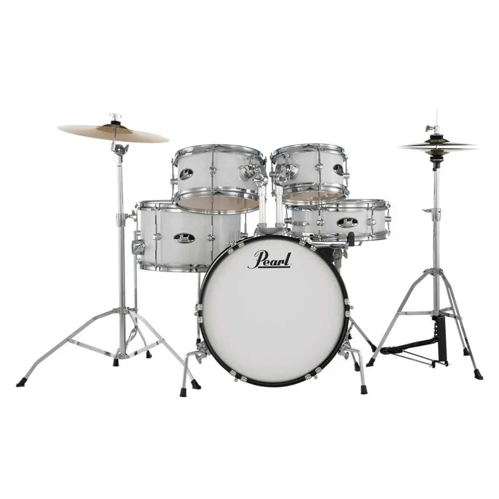 Pearl Roadshow Junior 5Pc Drum Kit With Hardware - Pure White 1
